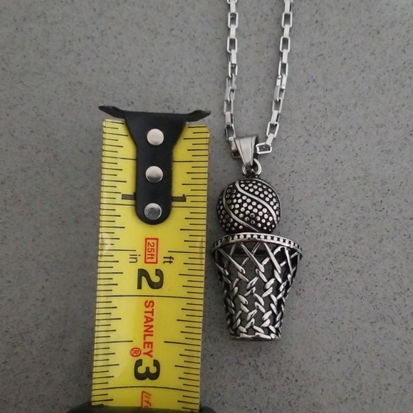 🆕️Basketball stainless Steel necklace  19" - Picture 6 of 6